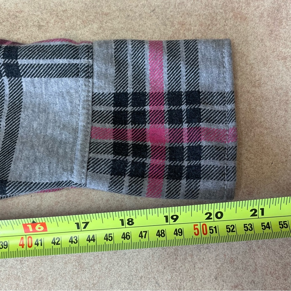 Fox Racing Grey & Pink Checkered Shacket Size Large - Picture 12 of 14